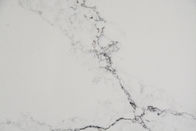 15M M pulieron la piedra blanca de encargo del cuarzo de Carrara con la encimera de la cocina