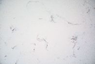 Piedra blanca pulida para los tops de la vanidad, teja 3000*1400m m del cuarzo de Calacata de la pared