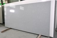 Grueso artificial superficial pulido de Grey Quartz Countertops Sheet 6-30M M