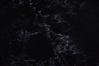 Grueso negro del top 8m m 10m m 15m m 20m m de la cocina de las superficies del cuarzo de Calacatta del color