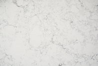 Encimera de piedra de la cocina del cuarzo artificial blanco de Carrara con anti-incrustante