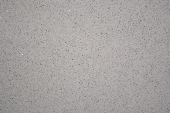 Top artificial de la vanidad de Grey Crystal Quartz Stone Slab For de la clase 3
