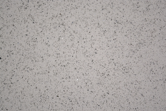 Top artificial de la vanidad de Grey Crystal Quartz Stone Slab For de la clase 3