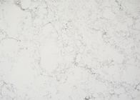 Piedra blanca del cuarzo de Vanitytop del cuarto de baño, encimeras del cuarzo del color sólido