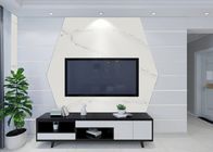 Superficie pulida piedra blanca impermeable del cuarzo ninguna radiación para la sala de estar