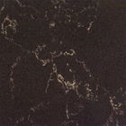 Isla de piedra del color del Black Mirror del cuarzo artificial superficial sólido de la encimera de la cocina