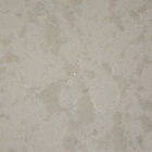 Teja de piedra de la pared del cuarto de baño del cuarzo beige prefabricado de 15M M Carrara