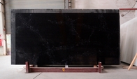 los paneles de pared de piedra artificiales negros del cuarzo del grueso de 10m m artificiales