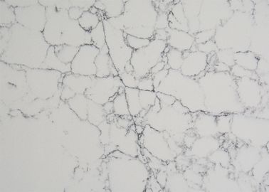 Piedra artificial del cuarzo de la nueva de la llegada de Calacatta Crystal Extra White Marble Stone del cuarzo porcelana artificial blanca de las losas